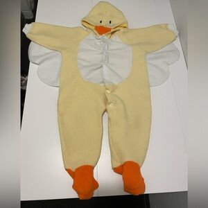 Simply Basics Brand Baby Size 6-9 Month Duck One Piece Outfit Sleeper Easter